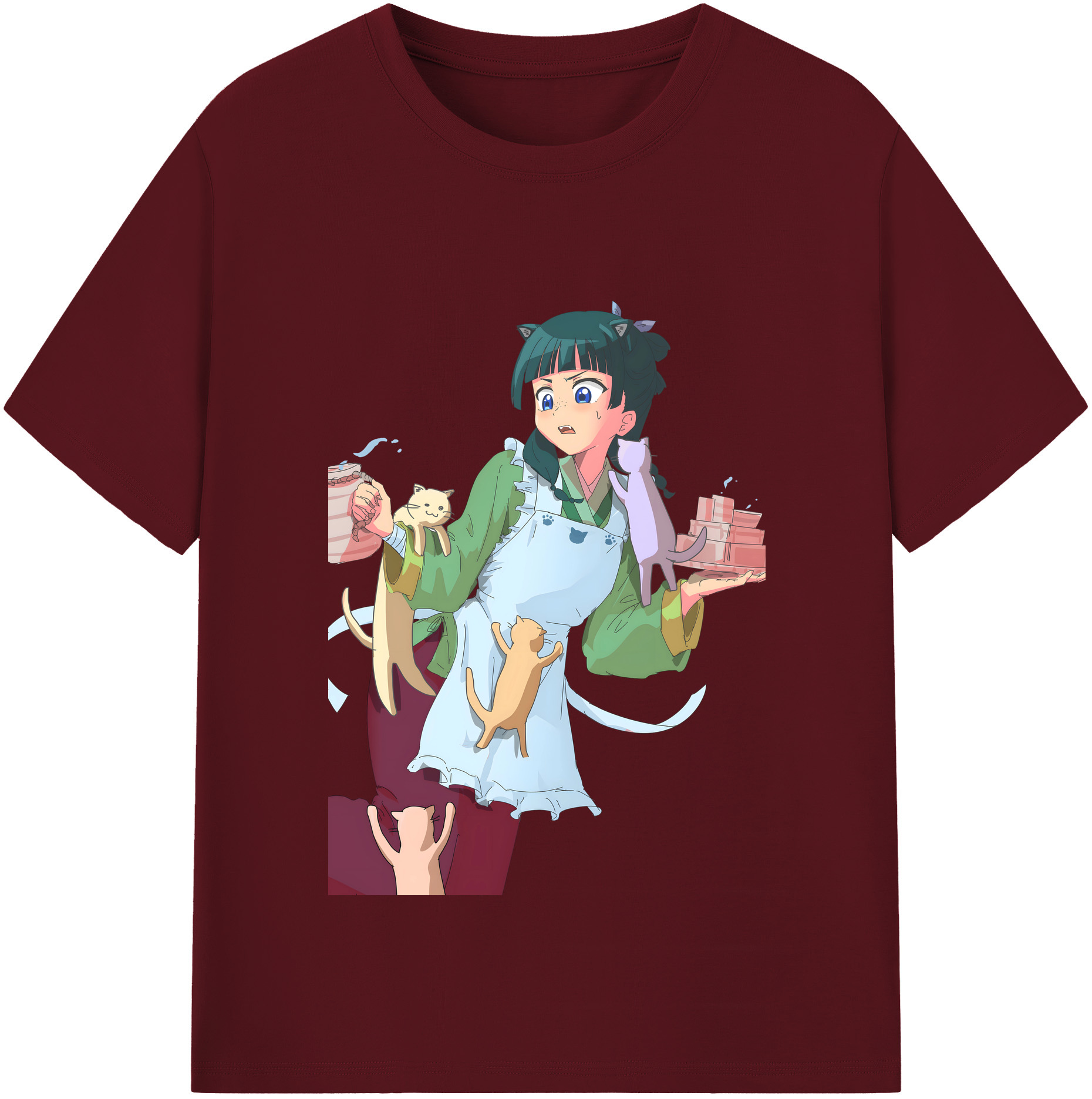 （画像用） 薬屋のひとりごと The Apothecary Diaries 綿100％半袖Tシャツ（フロントプリント）